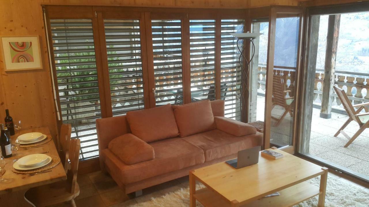 Appartement de 2.5 pièces avec vue imprenable - Veysonnaz Extérieur photo